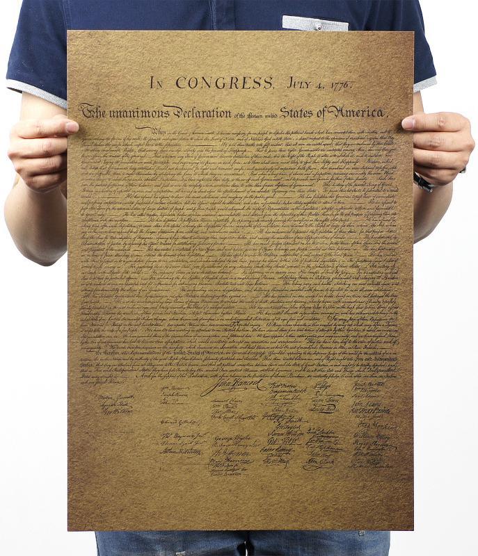 Summer Hot Sale 2022 Deals 48% OFF-Declaration of Independence Poster-(Buy 2 Get 1 FREE NOW)