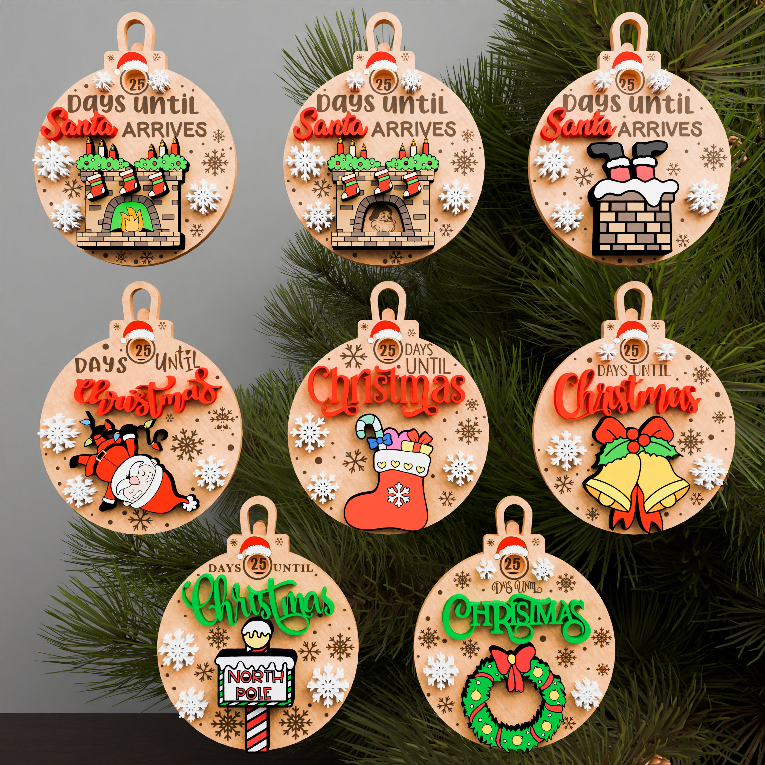 🎅Rotating Christmas Countdown Ornaments🎁Buy 3 get Extra 15% OFF & Free Shipping