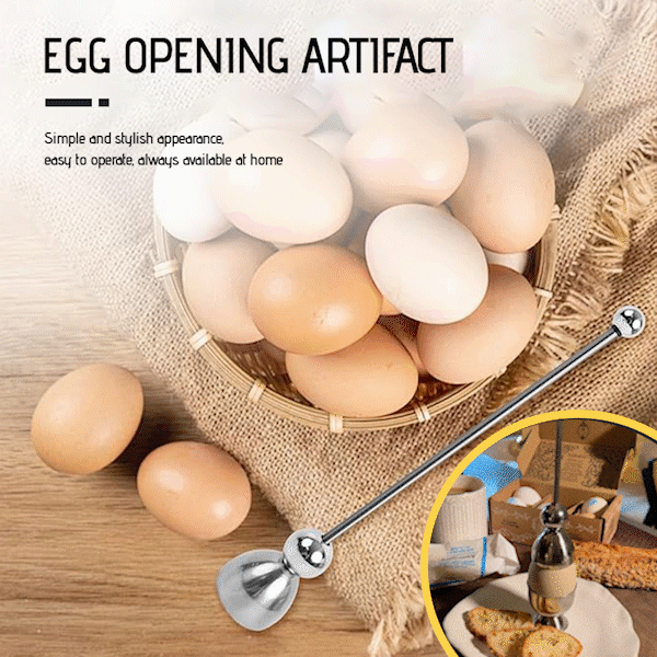 🔥Letzter Tag 50% Rabatt- Eierknacker-Werkzeug aus Edelstahl🍳🥚