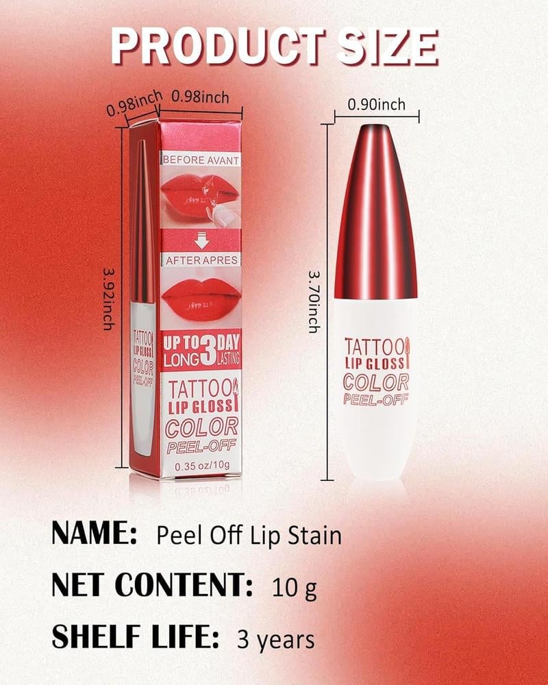 🔥Last Day Promotion 70% OFF🔥Tattoo Lip Gloss 4 Colors