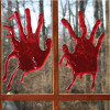 🎃Early Halloween HOT SALE 48% OFF- Bloody Window Gel Clings  (BUY 2 Get 1 FREE)🎃