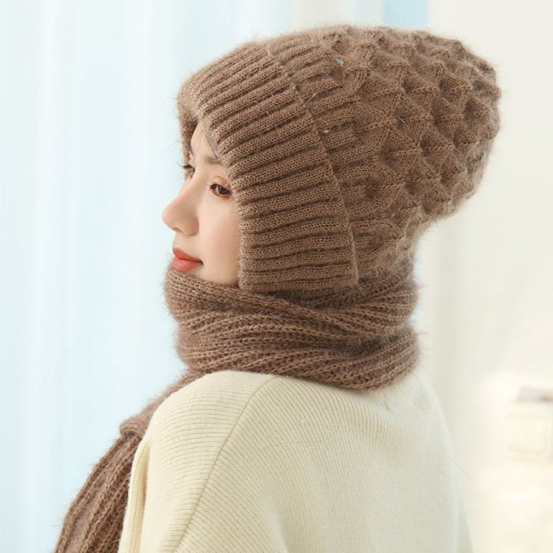 🎄EARLY CHRISTMAS SALE -45% OFF - Integrated Ear Protection Windproof Cap Scarf