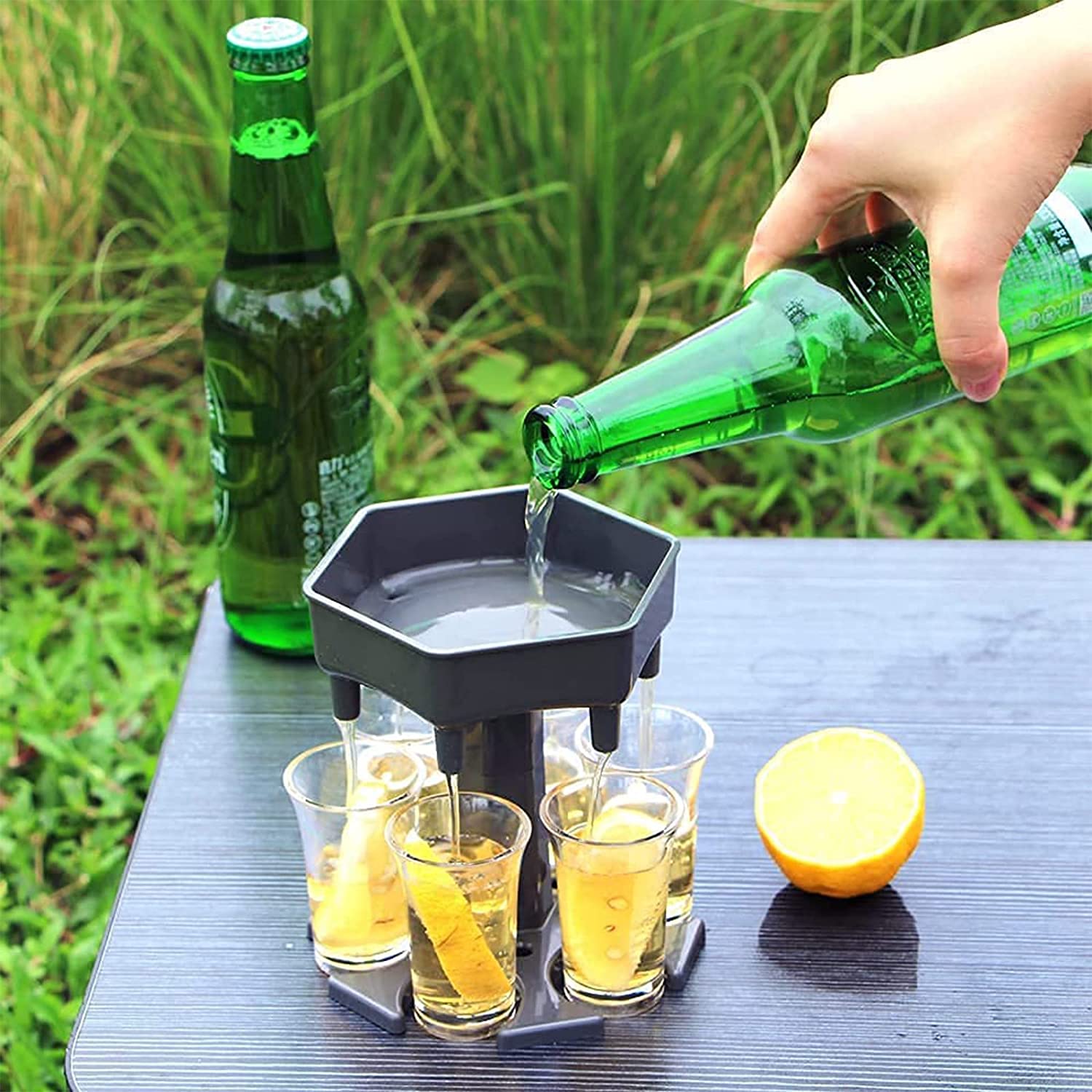 (End of Year Sale-48% OFF) 6 Shot Glass Dispenser and Holder（Buy 2 Free Shipping）
