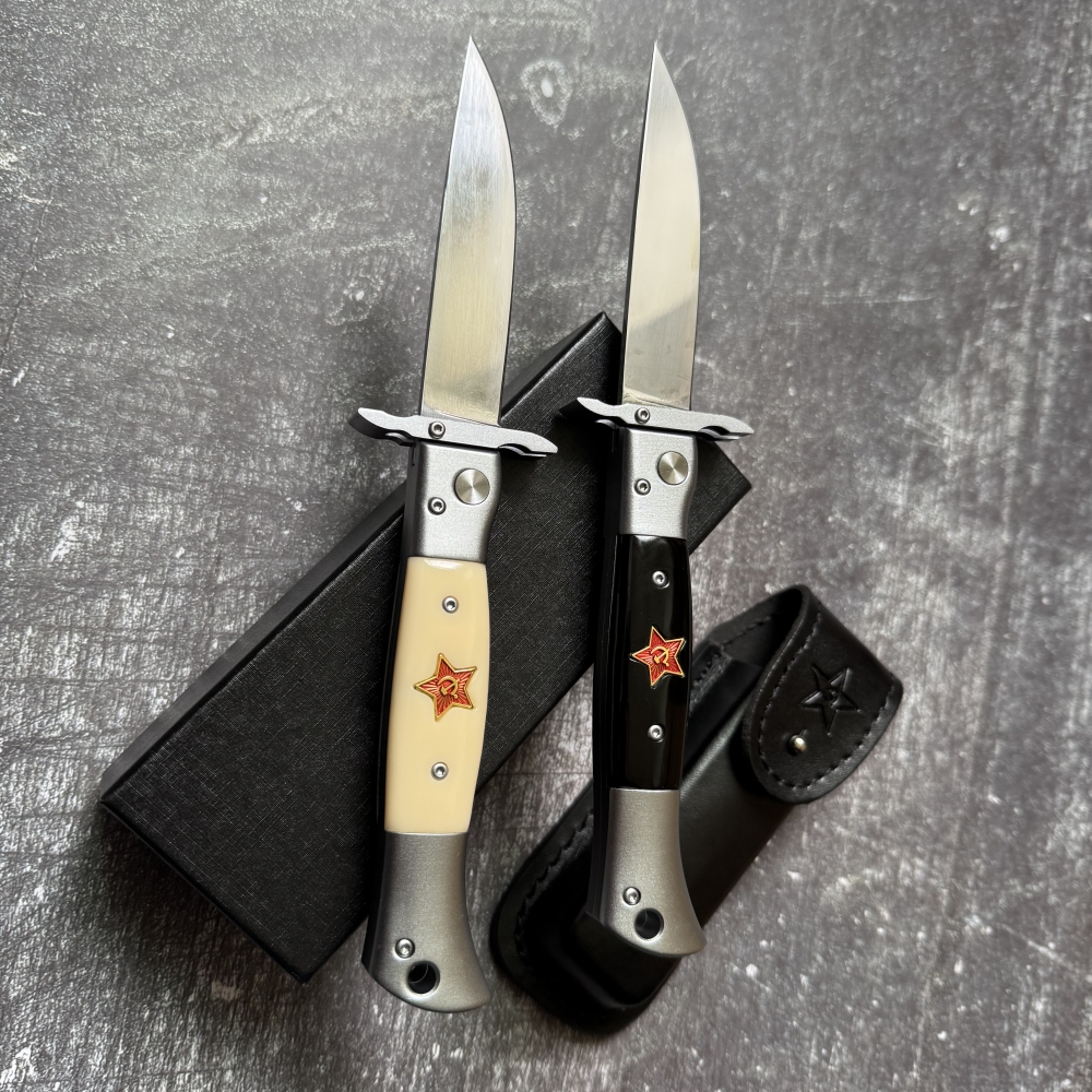 Semi-automatic outdoor EDC high quality folding knife