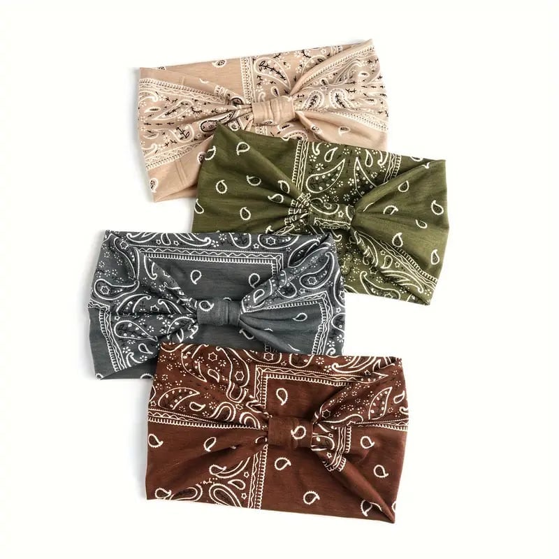 🔥Heißer Verkauf 49% Rabatt🥰Boho Paisley Printed Wide HeadBand