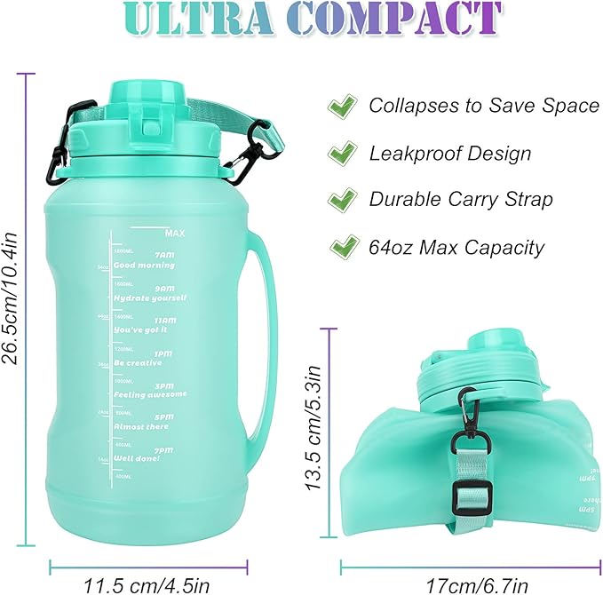 🌲Early Christmas Sale 50% Off🌲Outdoor Travel Silicone Soft Kettle