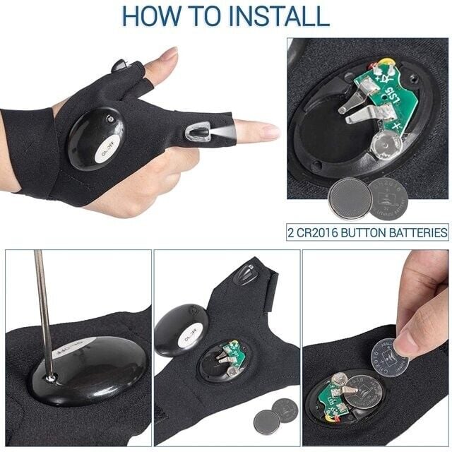 🔥LAST DAY 50% OFF-LED Flashlight Gloves