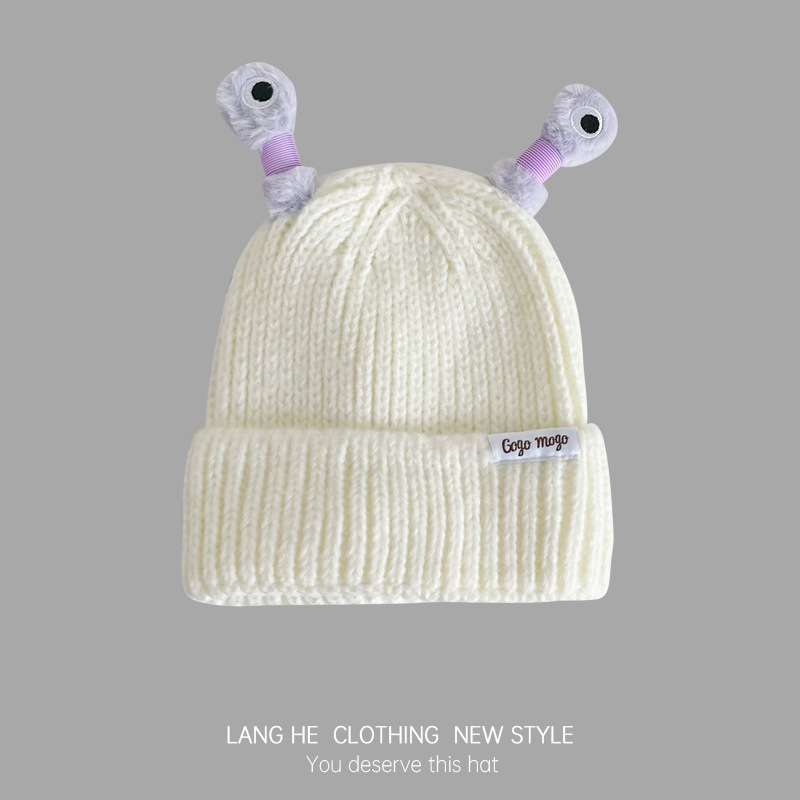 🔥Christmas Sale-79% OFF🔥Little monster LED knitted hat(one size for all)