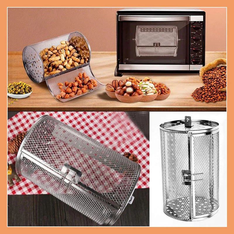 🔥 Last Day 50% OFF- Stainless Steel Rotating Grill🥓