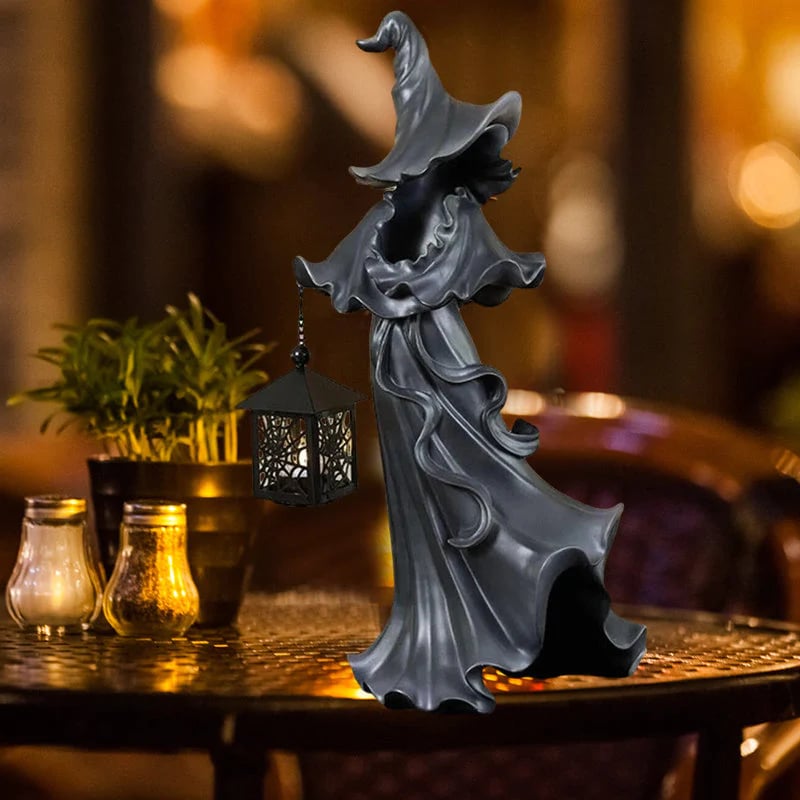 🎃2024 Halloween Presale 50% OFF-👻Witch With Lantern Decoration