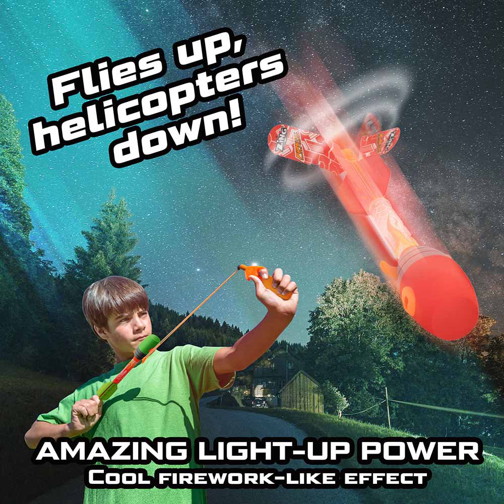 Stocking Stuffer🎄Light up Rockets Launching Combo