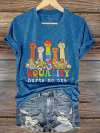 Women's Equality Hurts No One Printed T-shirt