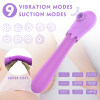 SHEMESIX - Female Masturbation Vibrator Eggplant G-Spot Nipples Clit Stimulation Sucking Vibrator