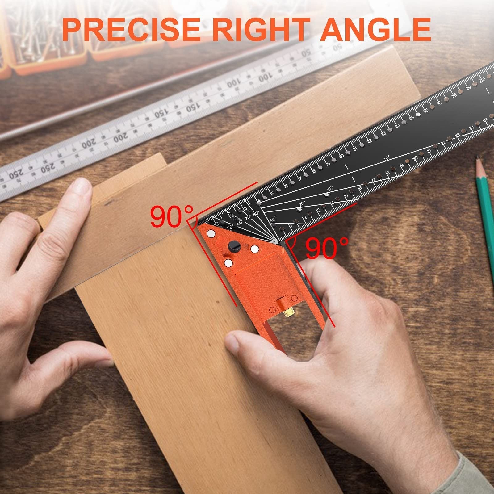 Multi-angle measuring ruler