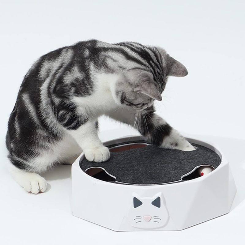 🌲Early Christmas Sale 50% OFF🎁New Interactive Cat Toy with Running Mouse, Buy 2 Free Shipping!