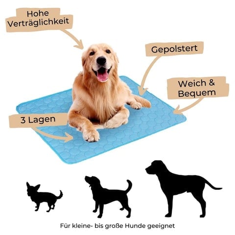🔥Sommerschlussverkauf 🐶Premium Kühlmatte für Hunde
