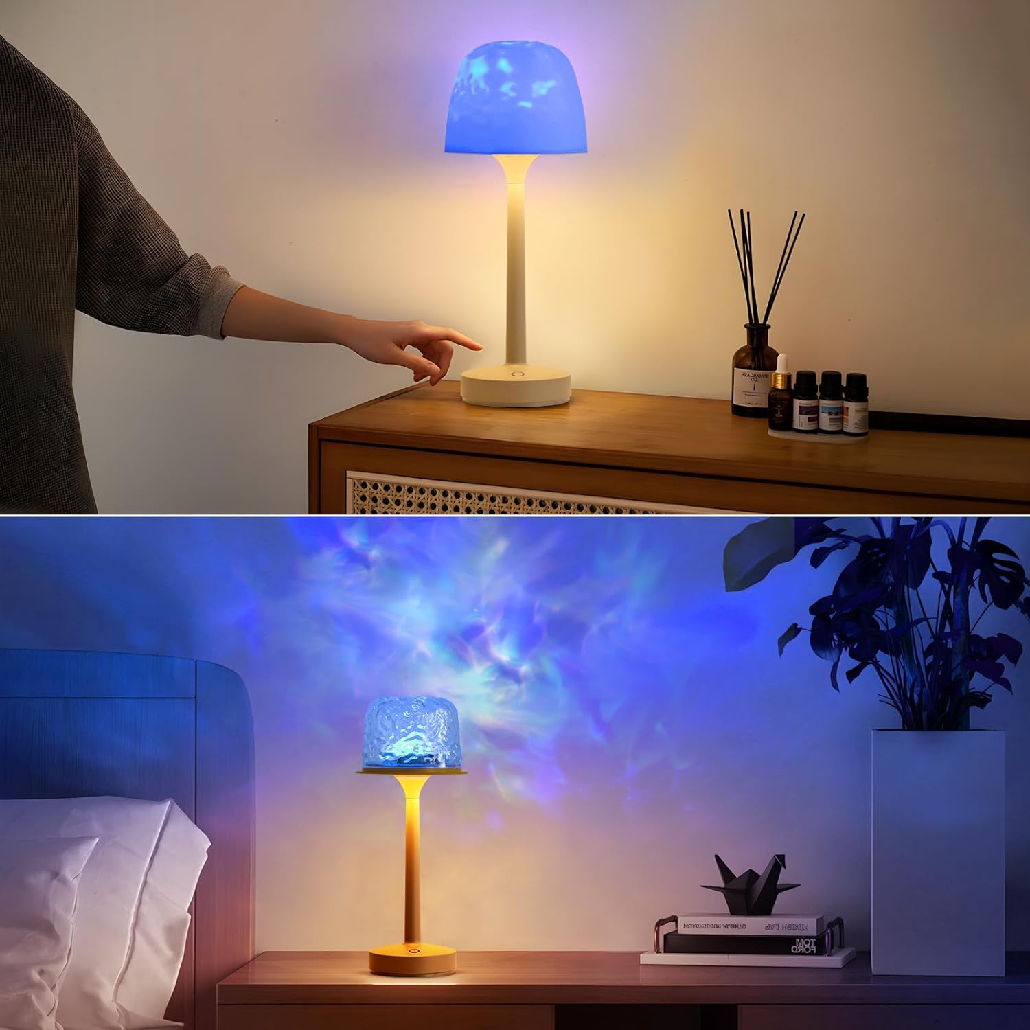 🌊RGB Ocean Wave Projector Table Lamp