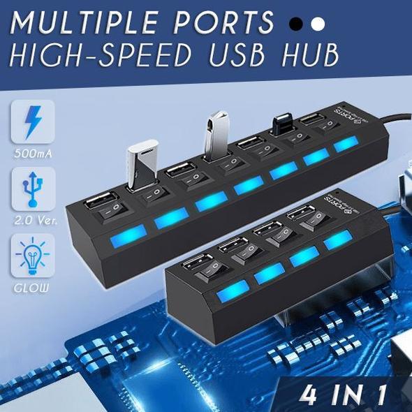 (💥New Year Promotion💥-50% OFF)Multiple Ports High-Speed USB Hub