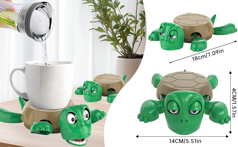 🔥Last Day Promotion 70% OFF💥Interactive 3D-Printed Turtle Coasters