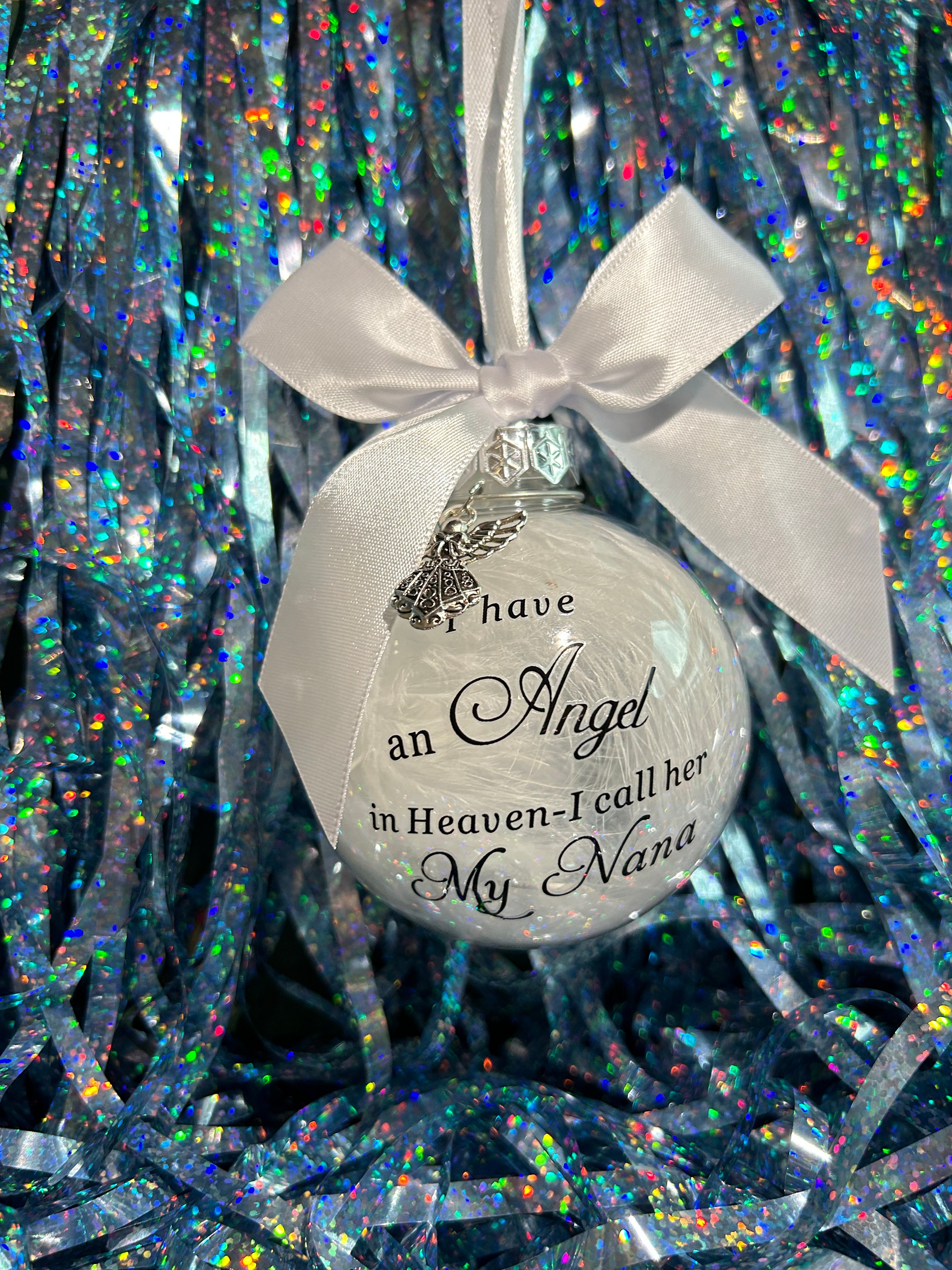 It's all handmade - Angel In Heaven Memorial Ornament
