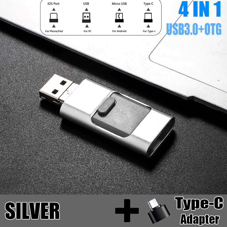 🔥Last Day - Low Price Sale🔥4 In 1 High Speed USB Multi Drive Flash Drive