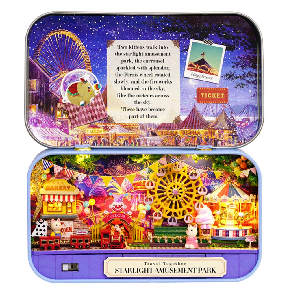 💥LAST DAY SALE 50% OFF💥Miniature Theater Box DIY Wooden Dollhouse Kit⚡BUY 2 FREE SHIPPING