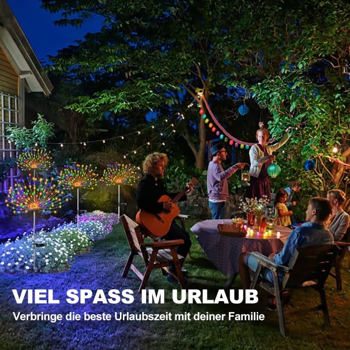 ❤️Letzter Tag 49 % Rabatt - Solarbetriebene Lichterketten für den Garten