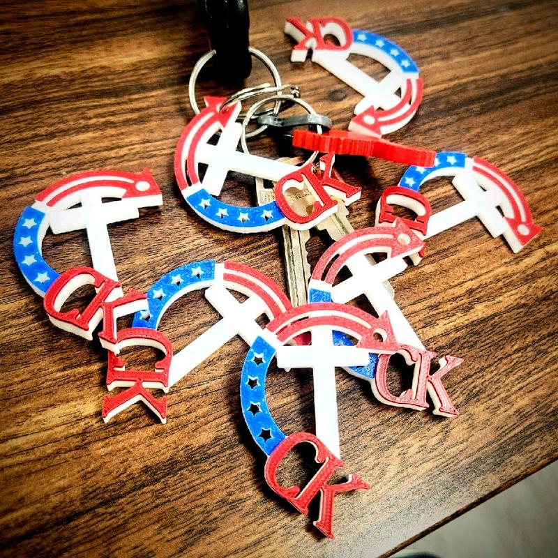 💙Charlie Kirk Keychain FAITH