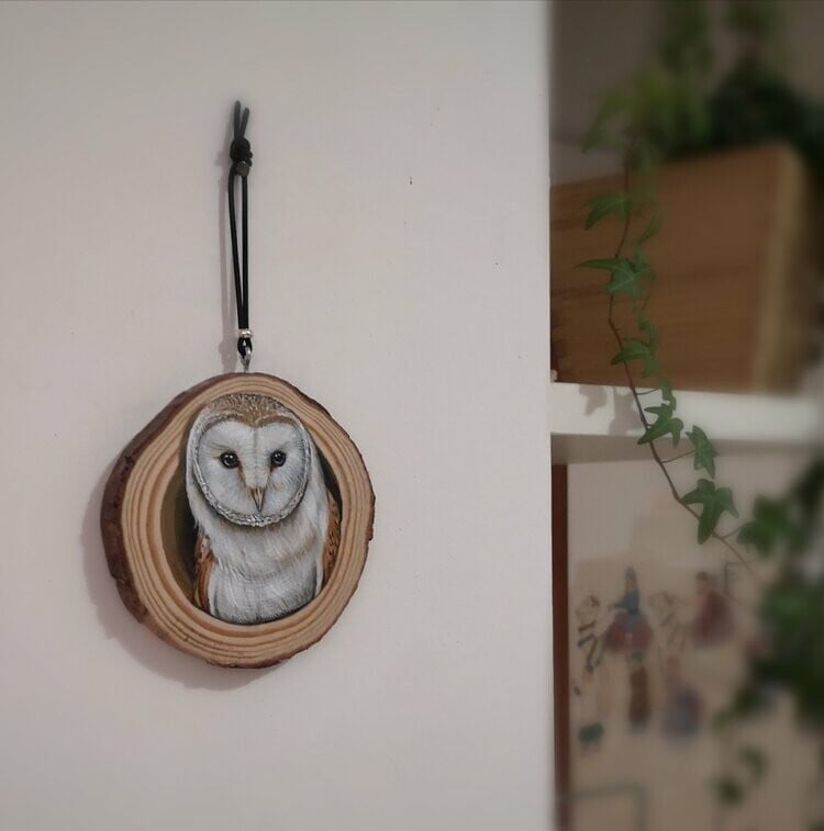 (🎅 VENTA DE NAVIDAD - 49% DE DESCUENTO) Decoración navideña de la familia de rebanadas de madera🌲Hecho a mano y de alta calidad.