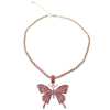 LAST DAY 50%OFF - BUTTERFLY CRYSTAL PENDANT NECKLACE