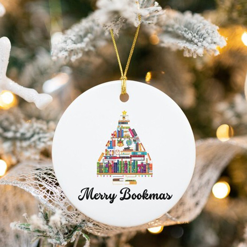 📚Book Christmas Tree Ornament