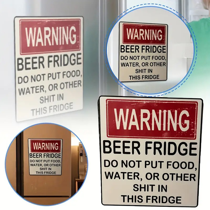 🍺Funny Beer Fridge Magnet Sticker Sign (BUY 2 GET 1 FREE)