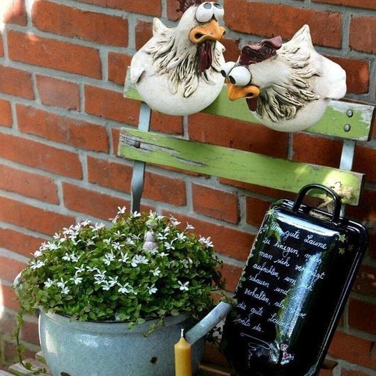 (🎄Christmas Hot Sale - 50% OFF) Funny Chicken Garden Fence Decoration - Buy 2 Free Shipping