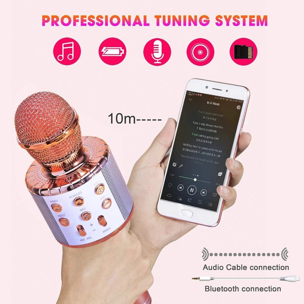 Buy 2 Get 10% OFF&FREE SHIPPING💥 2022 Wireless Bluetooth 3-In-1 Karaoke Mic Speaker