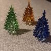 🔥🎄Handmade stained glass miniature Christmas tree, luminous glass Christmas tree, Christmas ornaments glass tree decoration, Christmas gift🎄