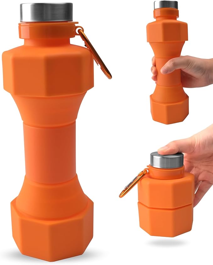 Large -capacity Dumbbell Collapsible Water Bottle