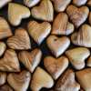 The Holy Land Handmade Wood Craft Hearts