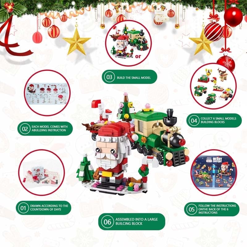 🔥Last Day Flash Sale🔥-🎅2024 Christmas Building Blocks Gift Box