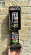 Miniature American Payphone in 1:12 Scale For Action Figure Displays / Toy Photography