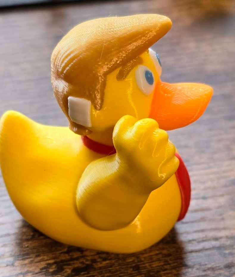 🤣Double Middle Finger Duck with Ear BandAid