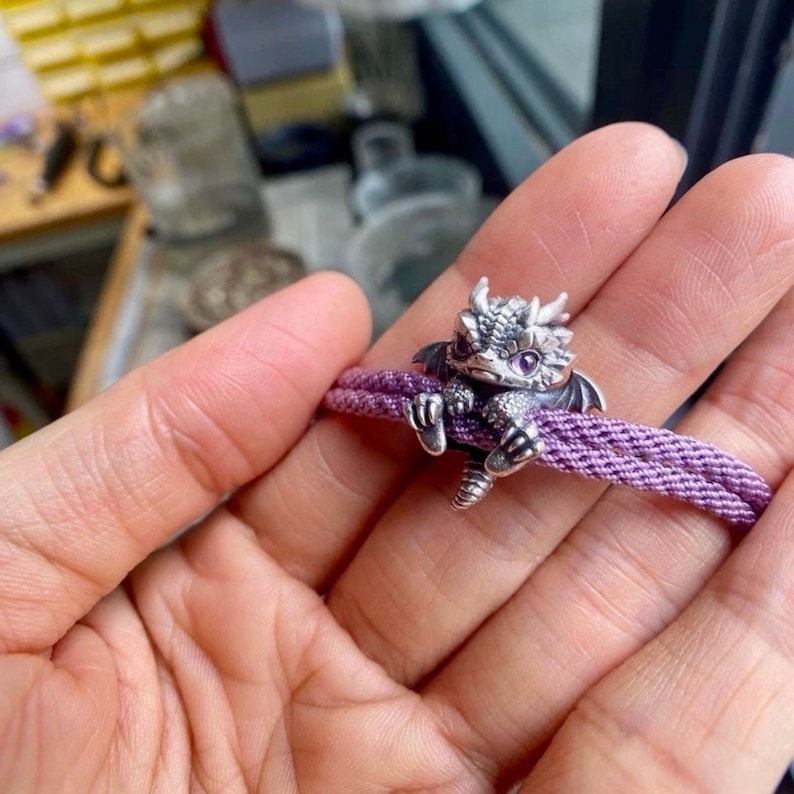 🐲🎁Cute Silver Dragon Bracelet