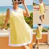 Last Day Promotion 70% OFF - 🔥Women's 2-Piece Sets Color Block Crewneck Sleeveless Top + Skirt & Shorts w/ Pockets⚡Buy 2 Get Free Shipping
