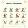 🔥LAST DAY 50% OFF💥Zodiac Seed Bank with Moon Calendar Gardening Gift 🌙 Moon-Guided Gardening Instructions Included