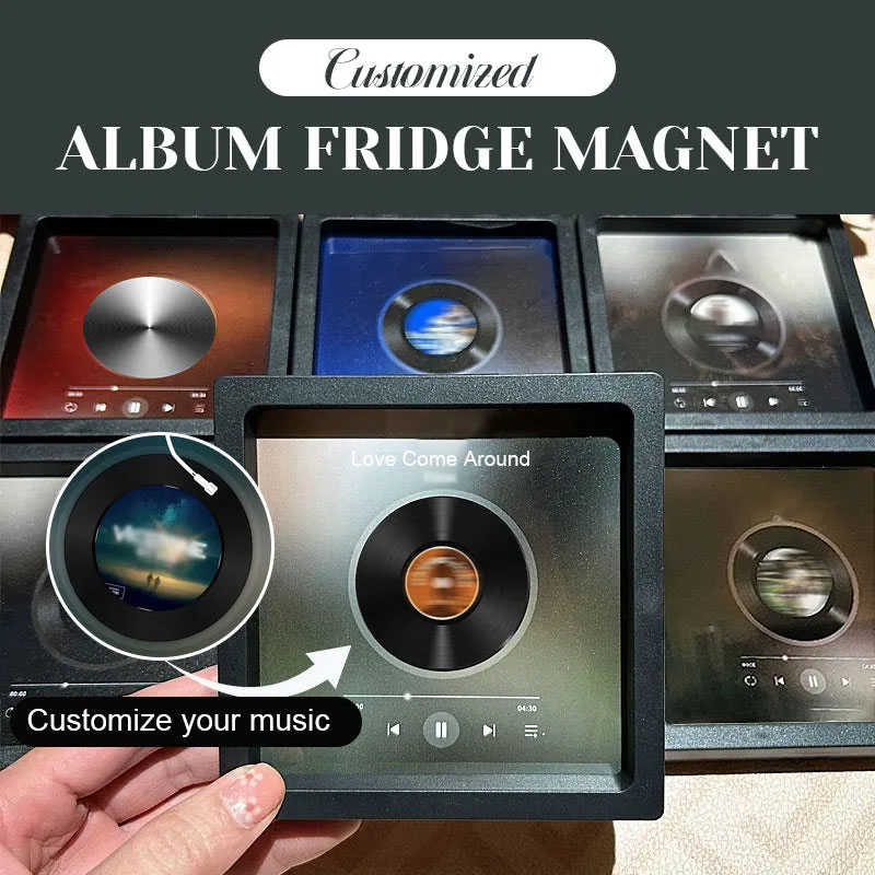 🔥Last Day Promotion 48% OFF-🎁-Customized Album Fridge Magnet(can Play Songs) 🚚-Buy 2 Free Shipping