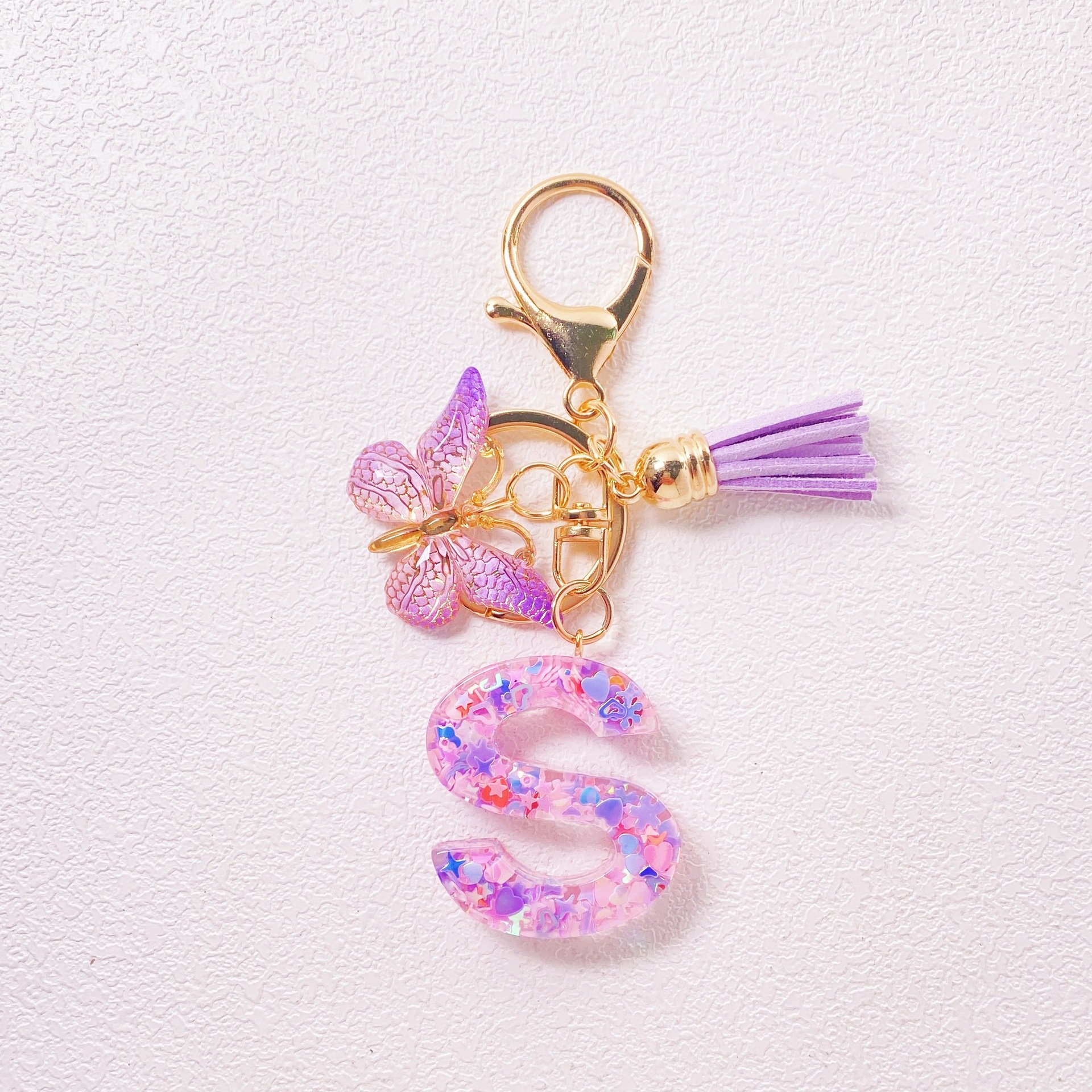 🎄TikTok Christmas Sale - 70% OFF🎄Initial Letter Keychains🦋