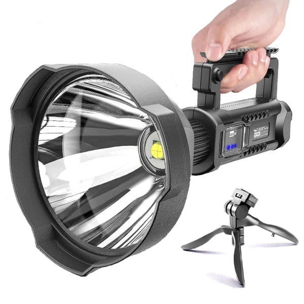 ⏰Promotion 48% OFF - Rechargeable Handheld Spotlight Flashlight 90000 High Lumens