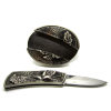 flying eagle with pocket knife belt buckle