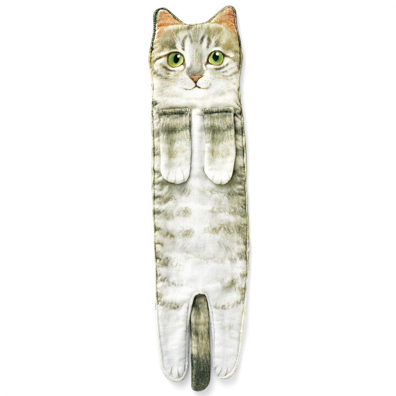 Cute Cat Hand Towel