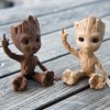 Funny Middle Finger Groot Ornament | Novelty Guardians of the Galaxy Decor