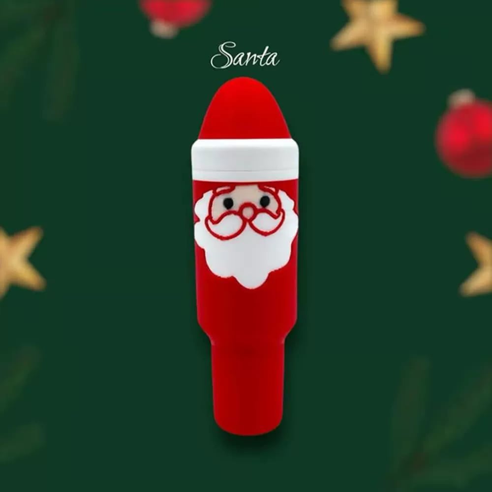 🎁TikTok Last Day Sale - 70% OFF🎉Lipstick Anti-Loss Keychain — Dual Themes: Halloween Pumpkin & Christmas Reindeer（With a key ring）